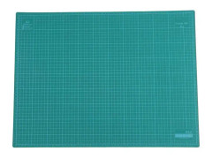 Skärmatta - SALUTUYA - Idealisk för att skriva, rita och gravera - Grön - PVC - 60*45*0,3 cm