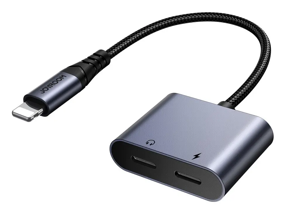 Joyroom Ljud- och Laddadapter med Lightning