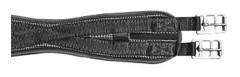 HKM -nbspPVC Mjuk våffeleffekt Sadelrem-nbsp-ndash-nbselastic, l, svart - 558166