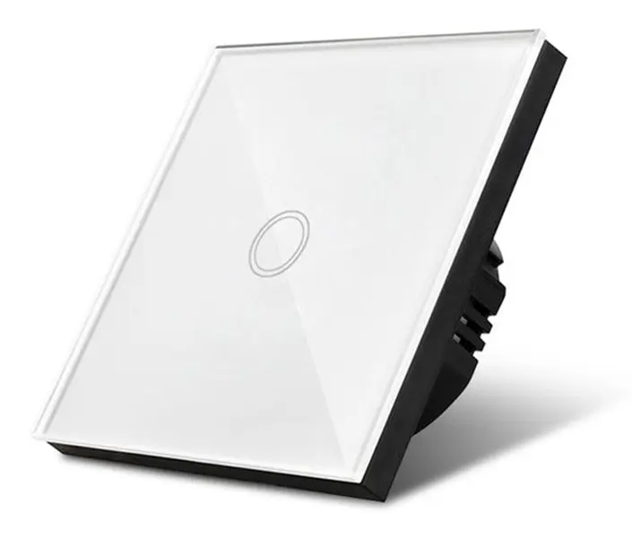 Recessed One-way Touch Switch Sensor Control Lamp Switch(White)