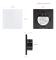 Recessed One-way Touch Switch Sensor Control Lamp Switch(White)