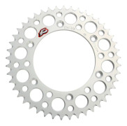 Renthal 224u-520 Ultralight Grooved Rear Sprocket Silver 50t