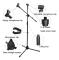 ML02 Live Microphone Lift Stand Floor Microphone Stand Stage Performance Vertical Tripod