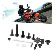 SALALIS Motorcykel Kåpa Skruvar 173st Motorcykel Kåpa Bultar Kit Motorcykel Kylare Vindruta Kroppsskruvar