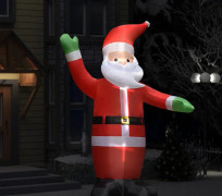 vidaXL Uppblåsbar jultomte med LED IP44 3 m