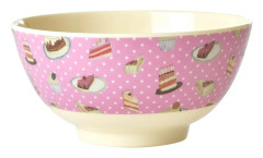 Rice - Melamine Bowl Medium 700 ml Sweet Cake Print