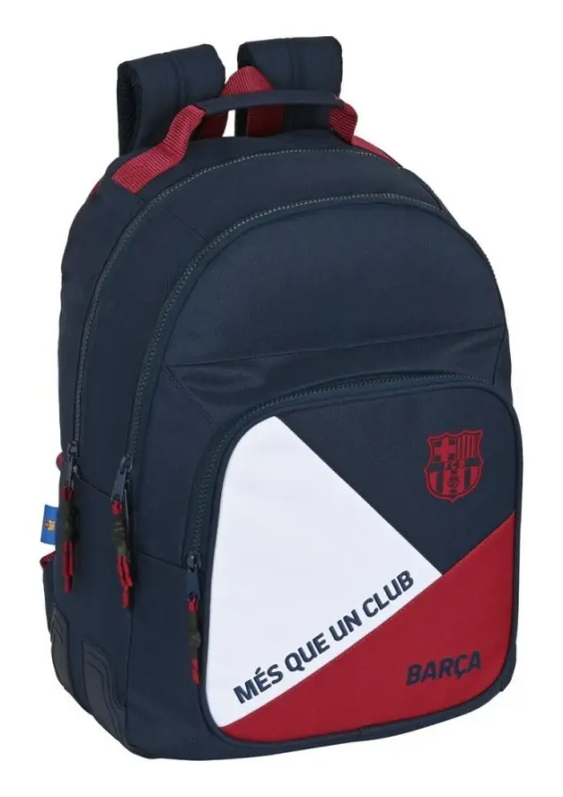 Skolryggsäck F.C. Barcelona Blå Rödbrun (32 x 42 x 15 cm)