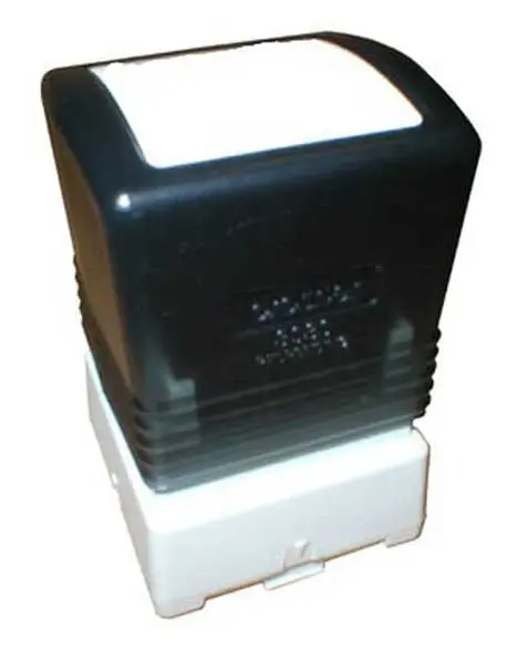 BROTHER Pack 6 black self-inking stamps 30x30mm