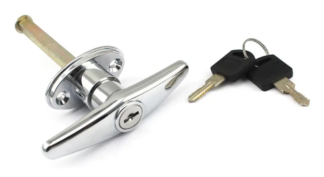 Garagelåsbart handtag med 2 nycklar