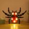 Batteridriven LED Halloween dekorativ bordsskiva design - Röd spindel