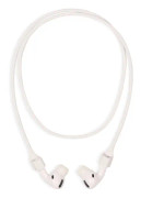 Silicone Earphone Strap White