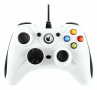 NACON PCGC-100WHITE, Spelplatta, PC, Tillbaka-knapp, D-pad, Lägesknapp, Startknapp, Analog / Digital, Kabel, USB