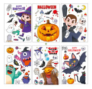 Halloween dekorationer Fönster klistermärken, Halloween siluett