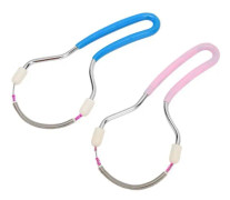 SALALIS Spring Facial Hair Remover Bärbar gängad ansiktshårborttagning för kvinnor, 2 st, för läpphygienisk hårborttagning