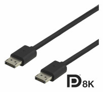 DELTACO DisplayPort kabel DP 1.4 7680x4320 i 60H