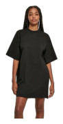 Urban Classics Kvinnor Organic Oversized Tee GT Chunky Dress - Svart - 3XL