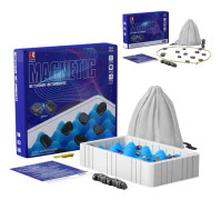 NYTT ferromagnetiskt magnetiskt schackspel Plast Interactive Magnet Brädspel UK