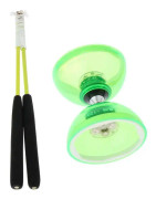 1/2/3 12cm Pro Trippellager Dubbeländad Kinesisk Yoyo Diabolo Grön 12cm 1 st