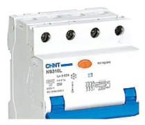 CHINT 3P+N 25A C kombibrytare - Kombirelä NB1L 3P+N 25A C, N th.