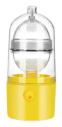 Egg Scrambler, Silikon manuell äggshaker Golden Egg Yolk Mixer Köksredskap för att göra hårdkokta ägg