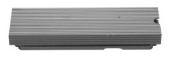 SALUTUYA M.2 2280 SSD Kylare Anodiserad aluminiumlegering M.2 2280 SSD Kylfläns, Datorlagring Grå