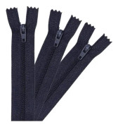 3-pack - Nylonlås med stängd ände. Perfekt för sömnad, klänningstillverkning, kjolar, väskor, kuddar, hantverksprojekt Navy blue