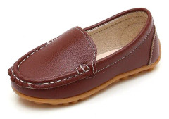 2850 Anti-Slip Dance Bean Shoes Home Children Shoes, Size: 27(Brown)