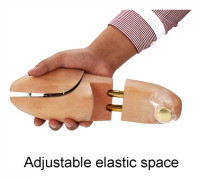 1pair Dutchwood Shoe Stretcher Expander Adjustable Anti-Wrinkle Shoe Last, Size: 41/42