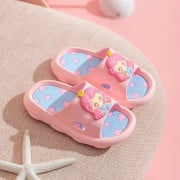 Children Slippers Cartoon Non-slip Soft-soled Sandals, Size: 34-35(Pink)