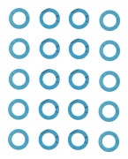 A7983-02 For Mercury 20 in 1 Marine Drain Screw Washers 12-19183-3 12-19183Q02