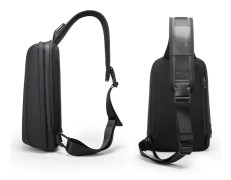 BANGE BG-2811 Men Chest Bag Casual Shoulder Bag Large Capacity Messenger Bags(Black)