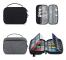 Multifunction Watch Strap Data Line 36 Slots Storage Bag(Black)