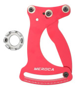 MEROCA Bicycle Ring Calibration Tool Spoke Tension Tube Wheel Set Steel Wire, Color: Black
