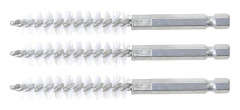 Nylonborste | 11 mm | 6,3 mm (1/4") | 3-delig. BGS 3078-11-N