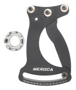 MEROCA Bicycle Ring Calibration Tool Spoke Tension Tube Wheel Set Steel Wire, Color: Black+Wrench