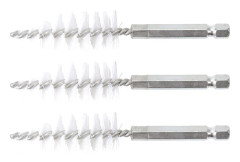 Platt nylonborste - BGS - 3078-18-N - 18 mm - 6,3 mm - 3 stycken