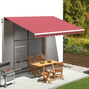 Ersättningstyg för markis Bordeaux röd 4,5x3,5 m - SALALIS - SH016680