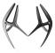 Ball Axis Dual Radius Capo Blå Stål Satin (silver 1st)