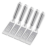 5 st mini-spatlar 9,8 tum rostfritt stål brownie-spatel bekvämt handtag, Elega