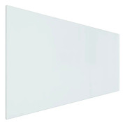 vidaXL Glasskiva för öppen spis rektangulär 120x60 cm