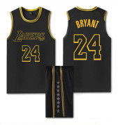 #24 Kobe Bryant Baskettröja Set Lakers Uniform för Barn Vuxna - Svart Y 2XL (170-175CM)