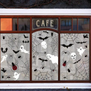 Halloween-fönsterdekaler, Halloween-spökhusfestartiklar