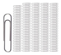 Gemklämmor, 100-pack Gemklämmor Stora 2 tum (50 mm), Hållbar och Rostbeständig Beläggning. för Kontor, Skoldokumentorganisering