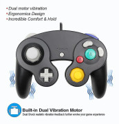 F?r Gamecube Controller USB Wired Handheld Joystick, F?r Nintend, F?r Ngc Gc Controle, F?r Mac-dator PC Gamepad