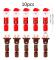 20-pack julgodisaskar i papper, julgodisaskar i papper, DIY-festgåvoaskar