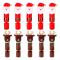 20-pack julgodisaskar i papper, julgodisaskar i papper, DIY-festgåvoaskar