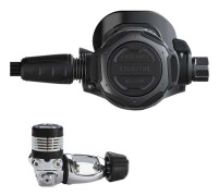 Aqualung Regulator Int + Åtta Legend Elite Black Edition Silver
