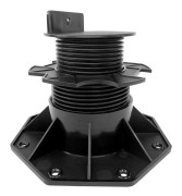 XMTECH 20x däckstödlager, 60-140 mm höjdjusterbara baslager, för balkongdäck