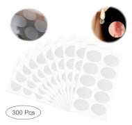 300 st Ear Lobe Support Patches för tunga örhängen, andningsbara örhängen Support Pads Large Earring Patches Heavy Earrings Stabilizers