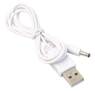 USB laddkabel till Foreo Luna 3 Ansiktsrengöringsborste Bly Vit